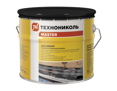 Мастика битумно-резиновая AquaMast, ведро 3 кг в Витебске в интернет магазине stroymaterik.by!